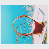 Basketball Hoop Geschenkpapier (Flach)