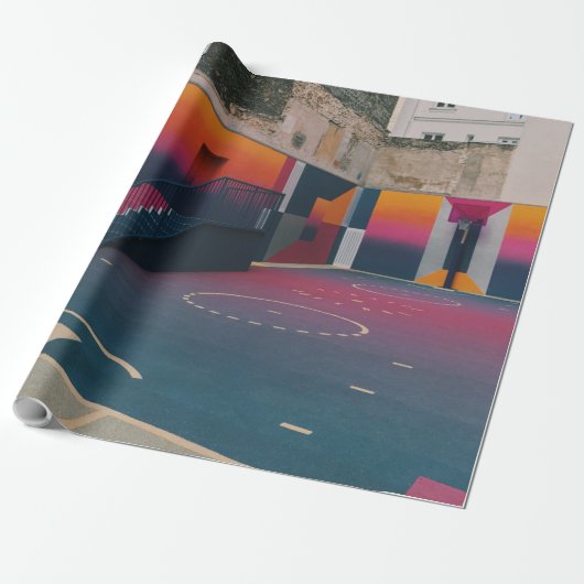 Basketball Hoop Geschenkpapier (Ungerollt)