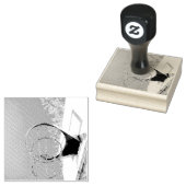 Basketball Hoop Gummistempel (Stempel)