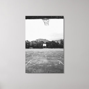 Basketball Hoop Leinwanddruck