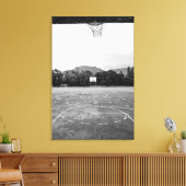Basketball Hoop Leinwanddruck (Insitu (Wohnzimmer))