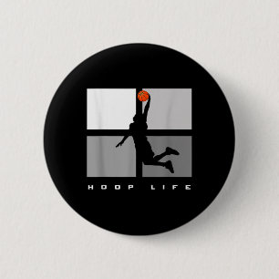 Basketball Hoop Life Men Boys Spaß Basketball Play Button