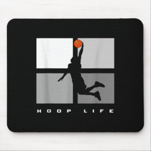 Basketball Hoop Life Men Boys Spaß Basketball Play Mousepad