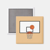 Basketball Hoop Magnet (Vorderseite/Rückseite)