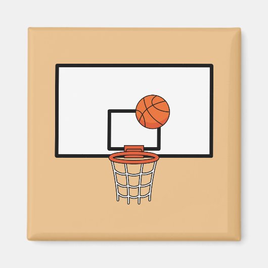 Basketball Hoop Magnet (Vorne)
