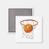 Basketball Hoop Magnet (Vorderseite/Rückseite)