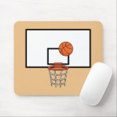 Basketball Hoop Mousepad (Mit Mouse)