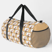 Basketball Hoop Muster Duffle Bag (Rechte Ecke)