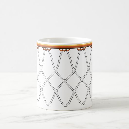 Basketball Hoop Net_black Kontur_jumpstart java Kaffeetasse (Mittel)