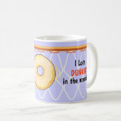 Basketball Hoop Net_Donut_I Liebe Dunking Kaffeetasse (VorderseiteRechts)