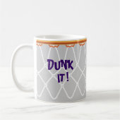 Basketball Hoop Net_Dunk it!_grau Kaffeetasse (Links)