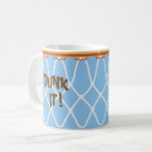 Basketball Hoop Net_Dunk it! Kaffeetasse (Vorderseite Links)