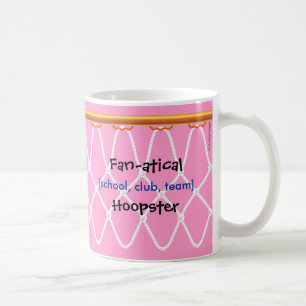 Basketball Hoop Net_Fan-atisches Template_pink Kaffeetasse