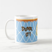 Basketball Hoop Net_on blue_Donut Dunk It! Kaffeetasse (Links)