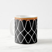 Basketball Hoop Net_on schwarz Kaffeetasse (Vorderseite Links)