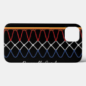 Basketball Hoop Net_red,white,blue_autograph Stil Case-Mate iPhone Hülle (Rückseite (Horizontal))