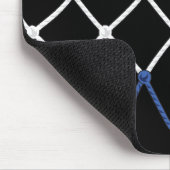 Basketball Hoop Net_red,white,blue Team U.S.A. Mousepad (Ecke)