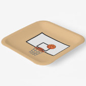Basketball Hoop Pappteller (Gewinkelt)