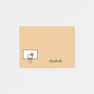 Basketball-Hoop personalisieren Post-it Klebezettel