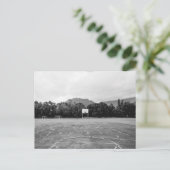 Basketball Hoop Postkarte (Stehend Vorderseite)