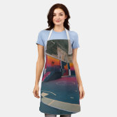 Basketball Hoop Schürze (Getragen)