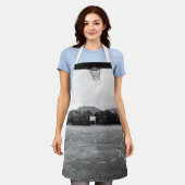 Basketball Hoop Schürze (Getragen)