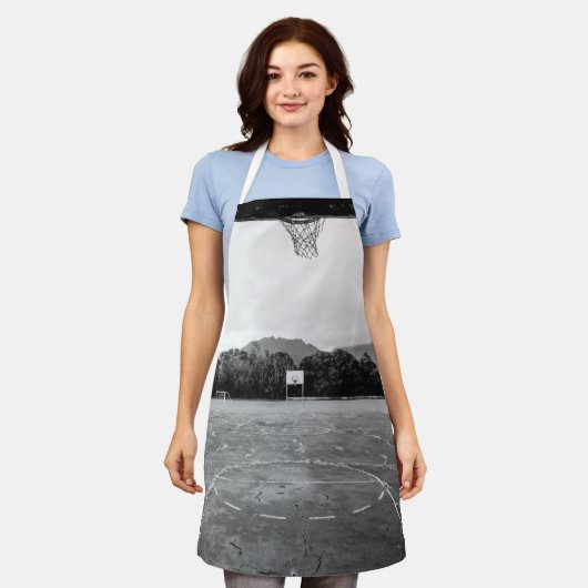 Basketball Hoop Schürze (Getragen)