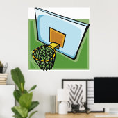 Basketball Hoop Sport Poster (Heimbüro)