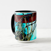 Basketball Hoop-Tasse Tasse (Vorderseite Links)
