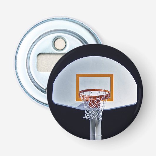 Basketball Hoop Taste Flaschenöffner (Vorderseite)