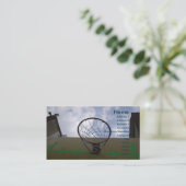 Basketball Hoop Visitenkarte (Stehend Vorderseite)