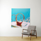 Basketball Hoop Wandteppich (Beispiel (Horizontal))