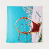 Basketball Hoop Wandteppich (Vorderseite)