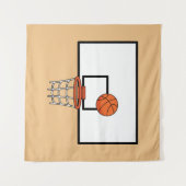 Basketball Hoop Wandteppich (Vorderseite (Horizontal))