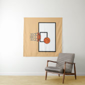 Basketball Hoop Wandteppich (Beispiel (Horizontal))