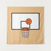 Basketball Hoop Wandteppich (Vorderseite)