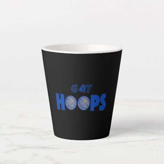 Basketball Hoops Milchtasse (Vorderseite)