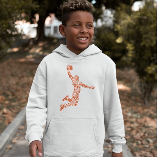 Basketball Hoops Symbol Slam Der Ball Hoodie