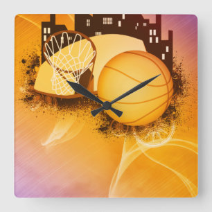 Basketball Hoops Traum Sportzentrum Uhr