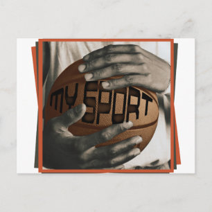 BASKETBALL HUG - MEIN SPORT - GIFTS POSTKARTE