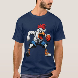 Basketball-Hühner-T - Shirt