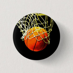 Basketball I Liebe Button
