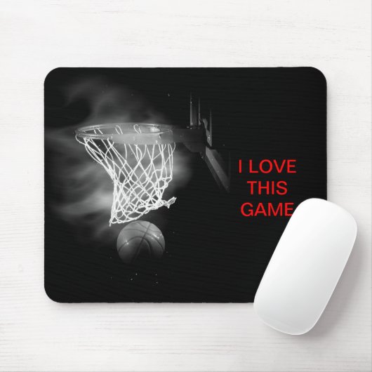 Basketball I Liebe Diese Spielmousepad Mousepad (Mit Mouse)