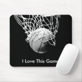 Basketball I Liebe Dieses Spiel Mousepads (Mit Mouse)