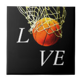Basketball I Liebe Fliese (Vorderseite)