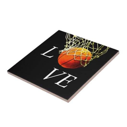 Basketball I Liebe Fliese (Seite)