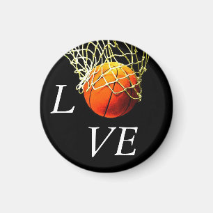 Basketball I Liebe Magnet