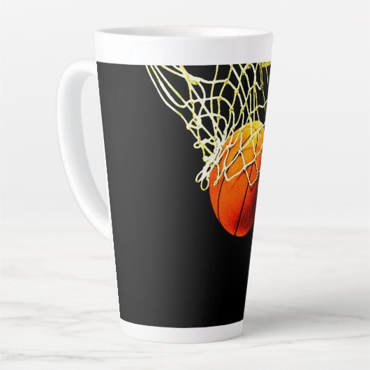 Basketball I Liebe Milchtasse (Linke Ecke)
