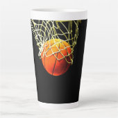 Basketball I Liebe Milchtasse (Vorderseite)