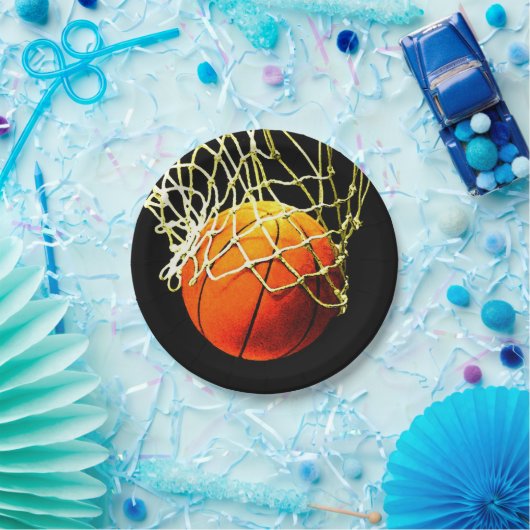 Basketball I Liebe Pappteller (Party)